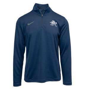 Aggie Bull Nike 1/4-Zip Navy Dri-Fit